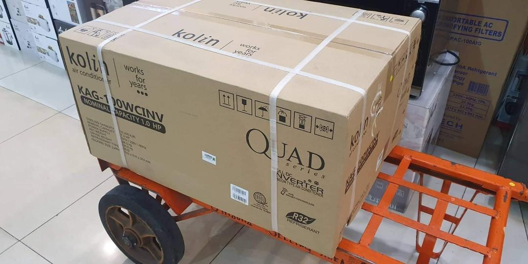 KOLIN WINDOW TYPE AIRCON MANUAL /REMOTE/INVERTER TYPE, TV & Home Appliances, Air Conditioning