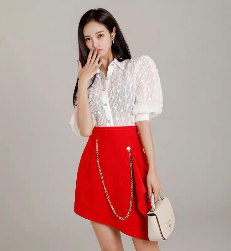 Metal chain skirt discount