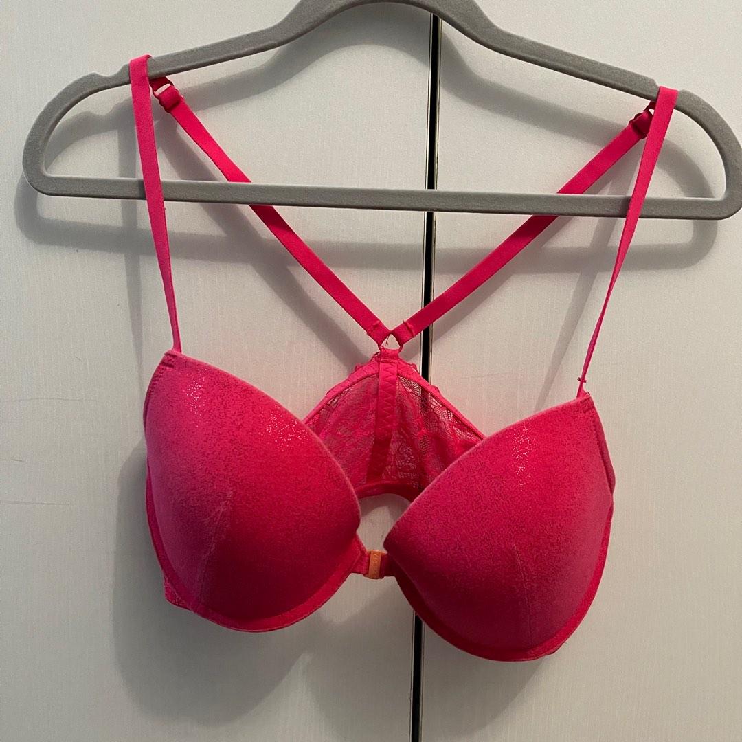 🎀 Hot Pink Lace Bra 🎀, Women's Fashion, Tops, Blouses on Carousell