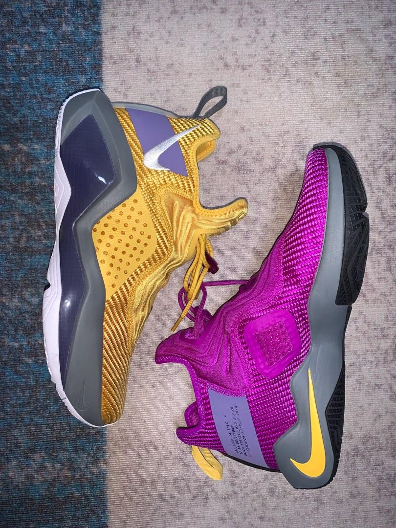 LeBron Soldier 14 Lakers Men s Fashion Footwear Sneakers on