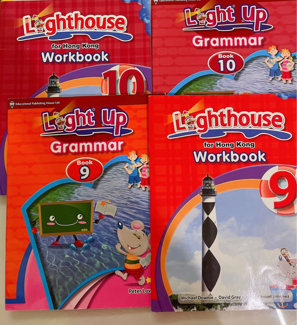 小五～Lighthouse workbook and grammar book, 興趣及遊戲, 書本 & 文具, 教科書 Carousell