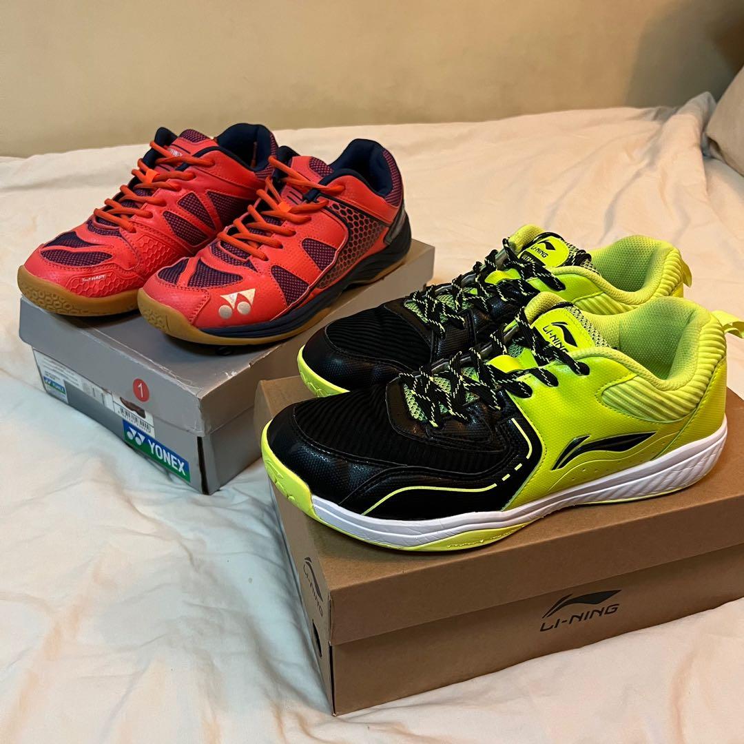 Li ning Yonex badminton shoes lining shoe kasut li ning yonex ultra 2 all england 15 tru cushion