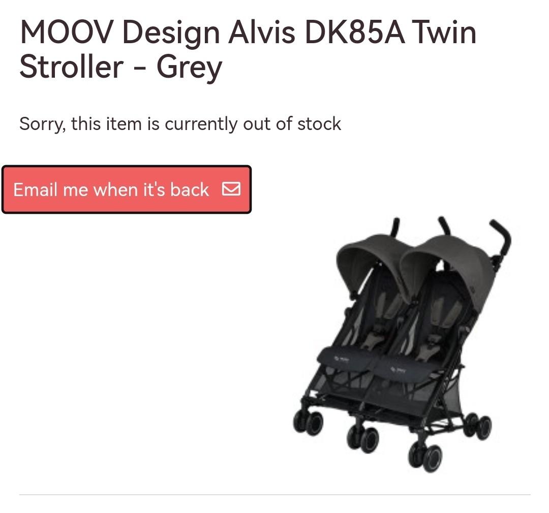 Moov double stroller deals