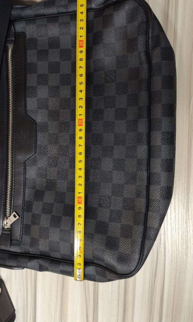 LV louis Vuitton damier black, Men's Fashion, Bags, Sling Bags on Carousell