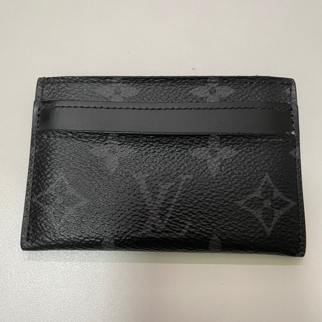 Louis Vuitton Double Card Holder, 男裝, 手錶及配件, 銀包、卡片套 Carousell