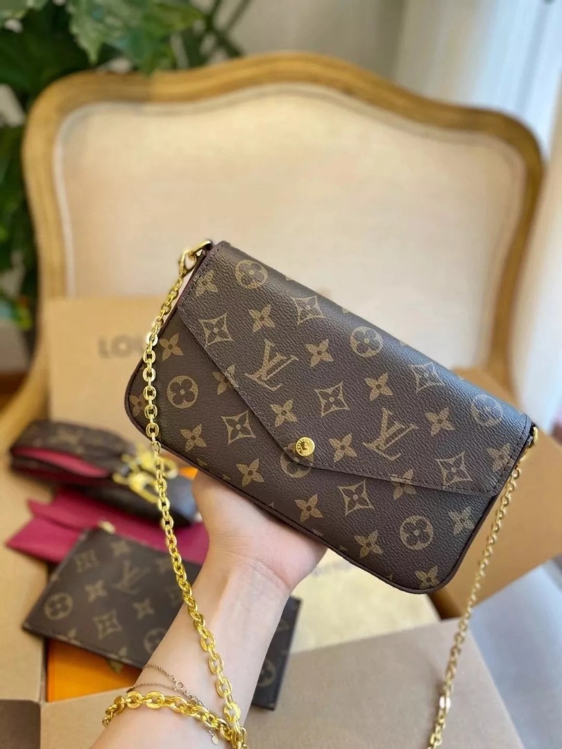 Louis Vuitton Pochette Felice Chain Shoulder Bag – Sonata Vintage