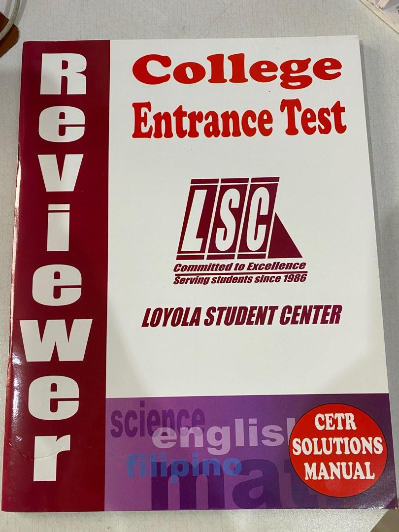 LSC College Entrance Test Reviewer Bundle, Hobbies & Toys, Books & Magazines, Textbooks on Carousell