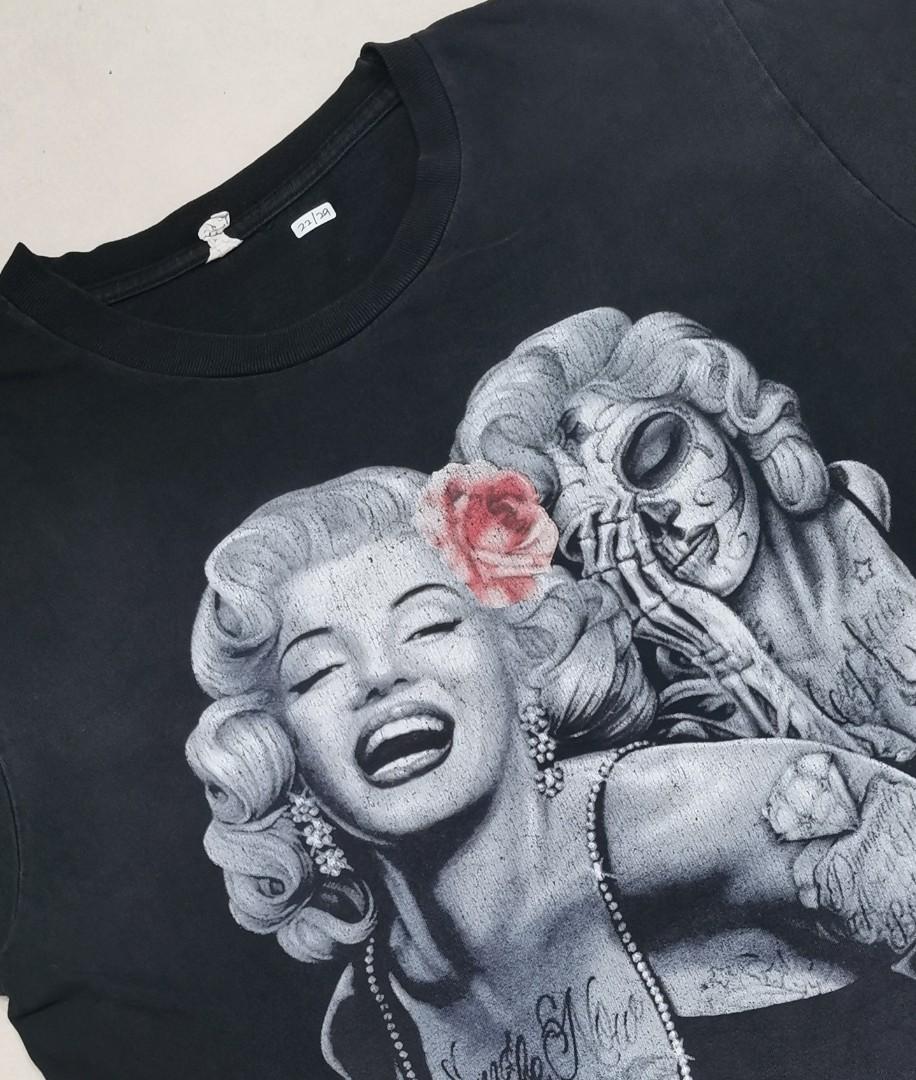 Marilyn Monroe Skull T Shirt