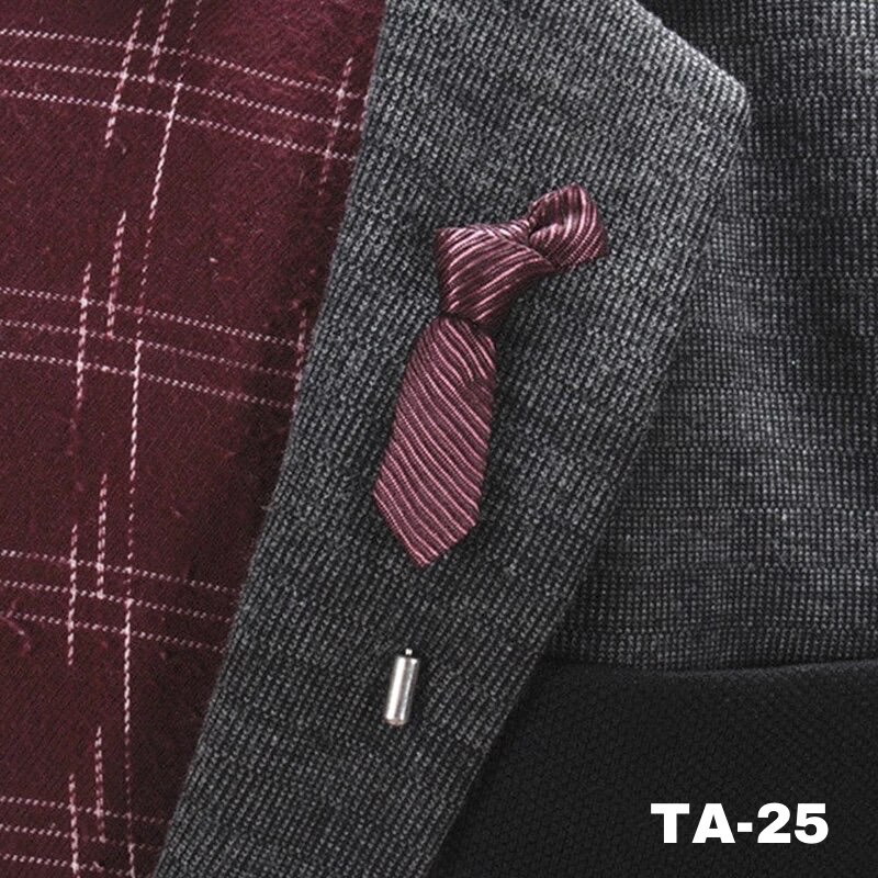 Maroon brooch sale