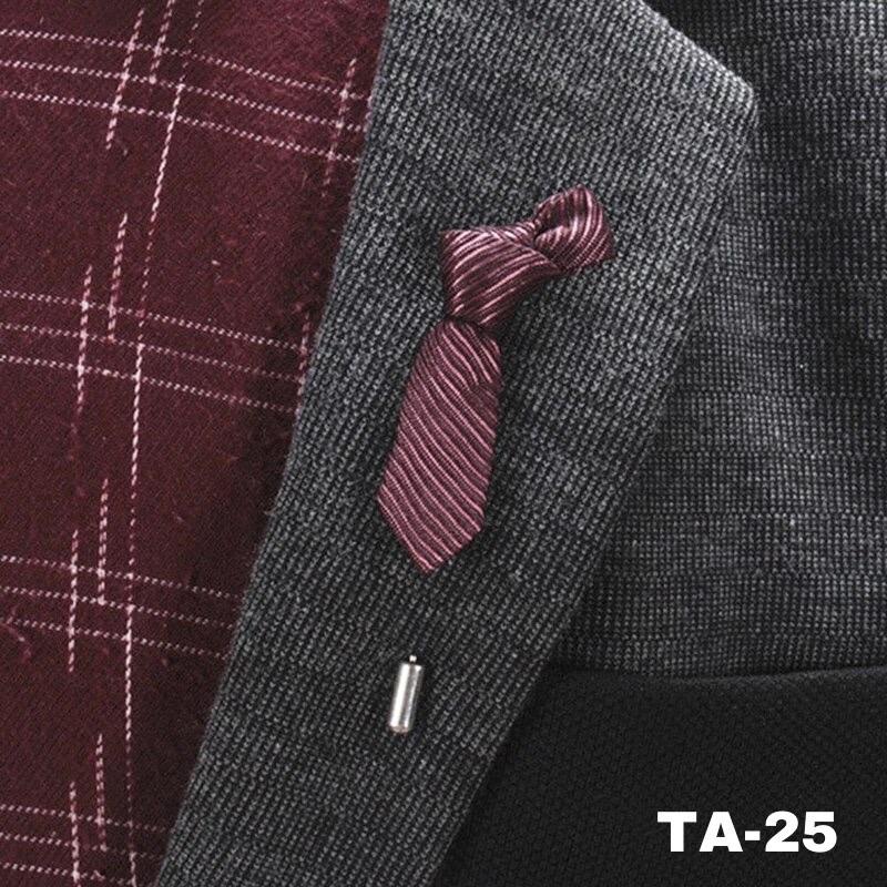 Maroon Luxury Men Stripped Tie Shape Brooch For Suit Shirt Collar Decor  Vintage Brooches Metal Pin Fashion Jewelry Accessories [Free Mailing], Men'S  Fashion, Watches & Accessories, Ties On Carousell