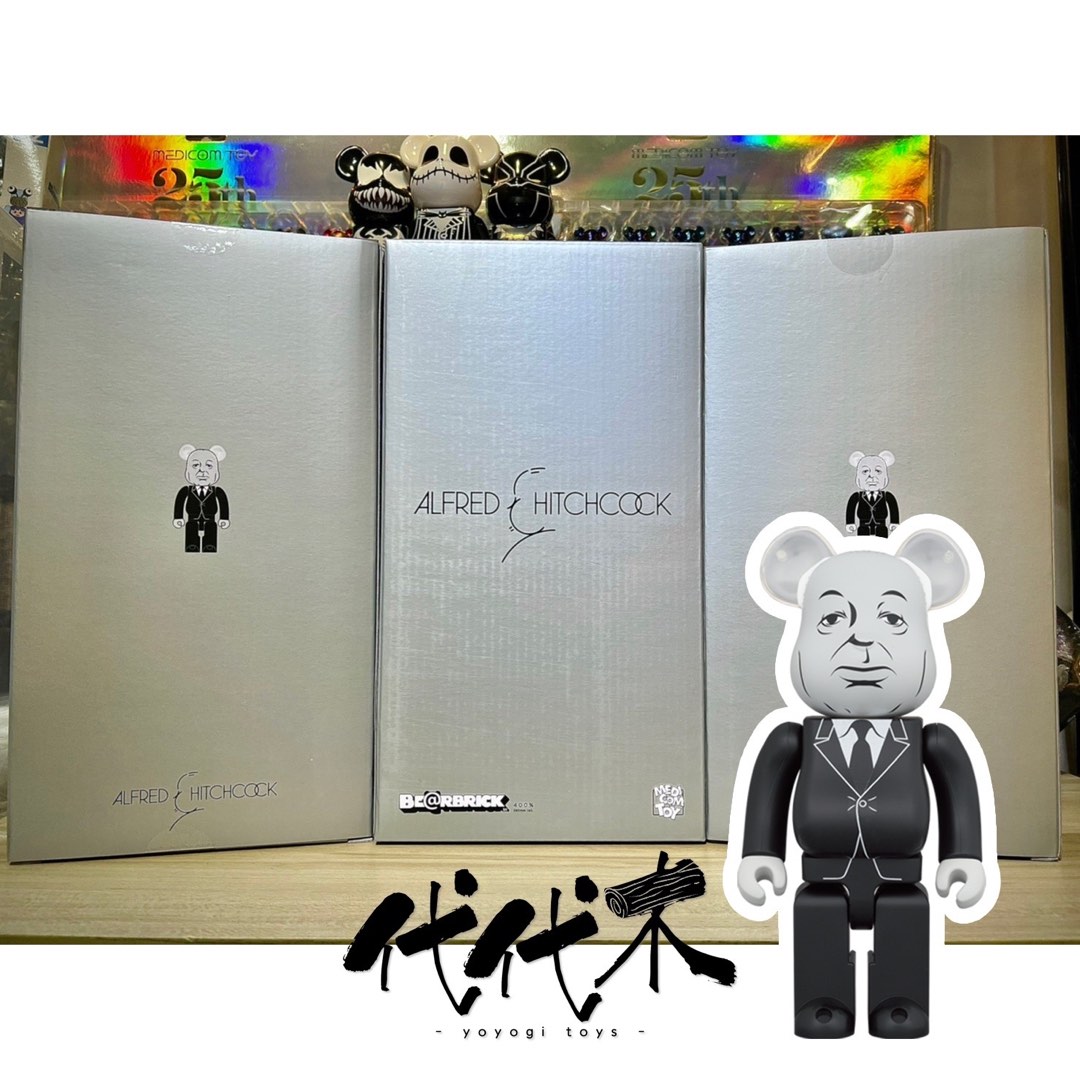 MEDICOM BE@RBRICK ALFRED HITCHCOCK 400％ 阿伯希治閣