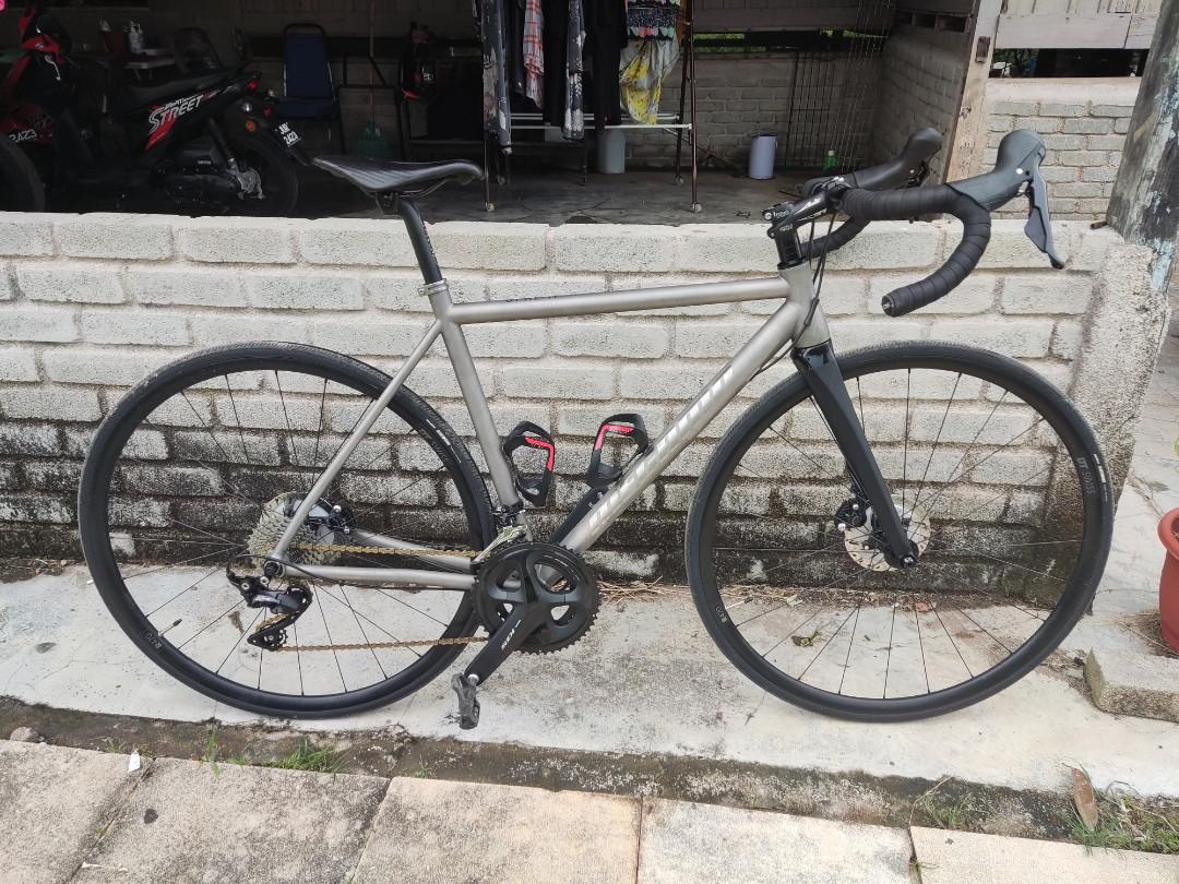 Megamo titanium clearance road bike