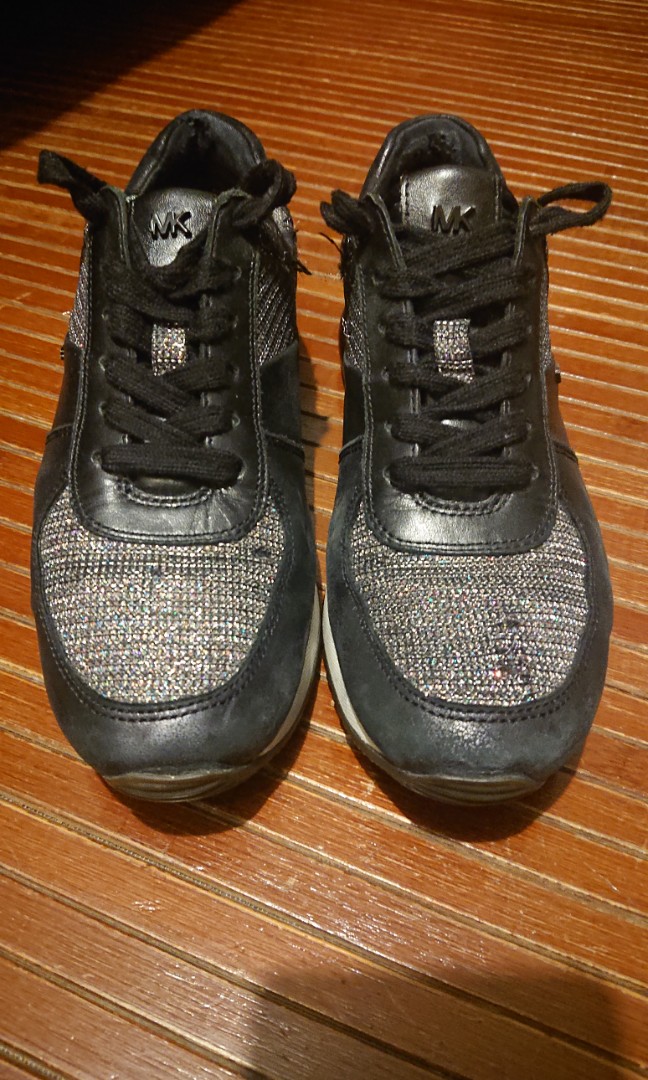 Michael Kors Allie Trainer Extreme Black Multi Women s Fashion