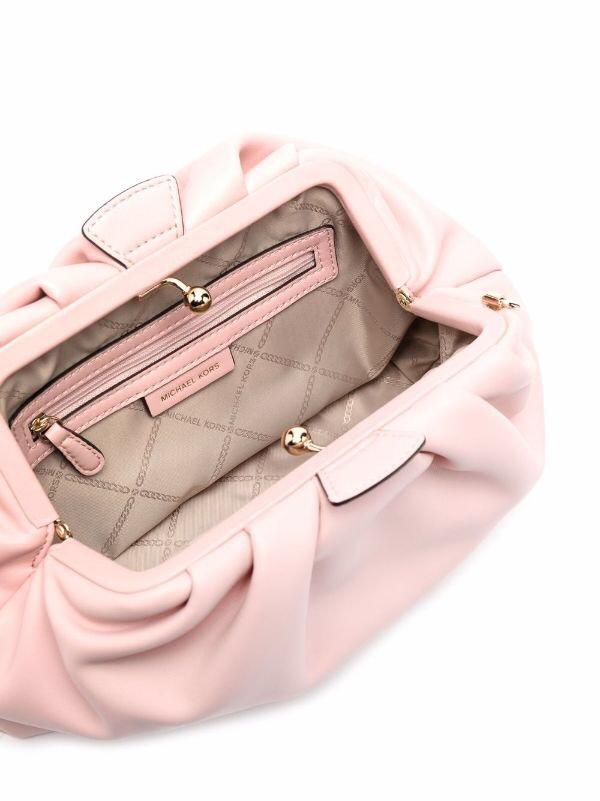 Pink michael kors deals clutch