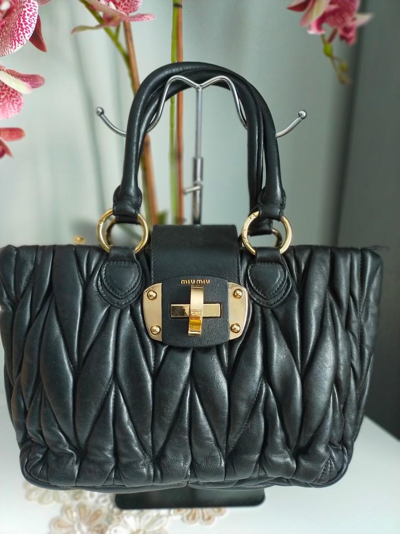 Miu miu lambskin bag deals