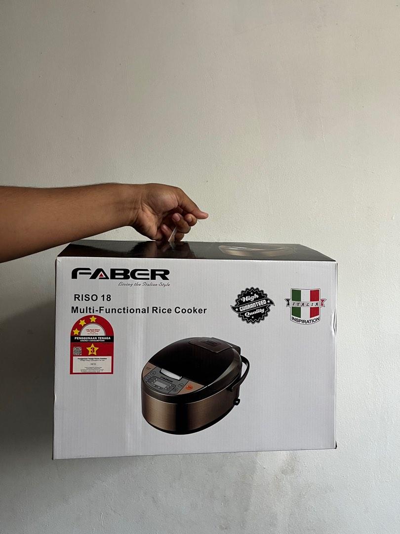 Multi Function Rice Cooker FABER 1.8L, TV & Home Appliances, Kitchen