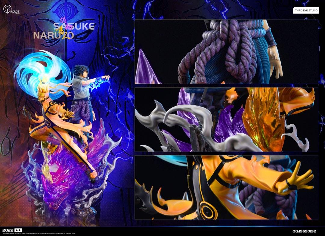 [PO] Naruto and Sasuke Majestic Attire Susanoo Kurama GK Figure Third ...
