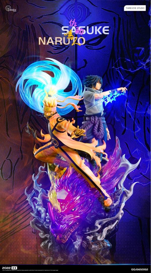 [PO] Naruto and Sasuke Majestic Attire Susanoo Kurama GK Figure Third ...