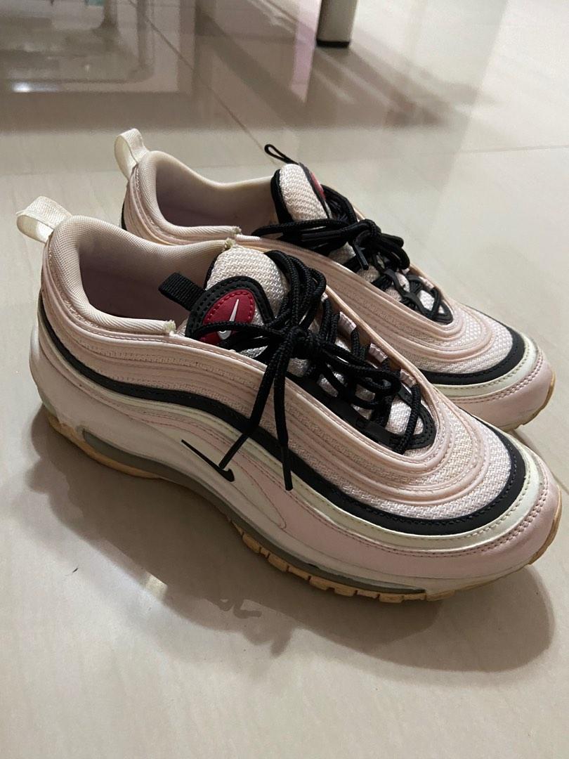 Hot pink and black air max 97 shop