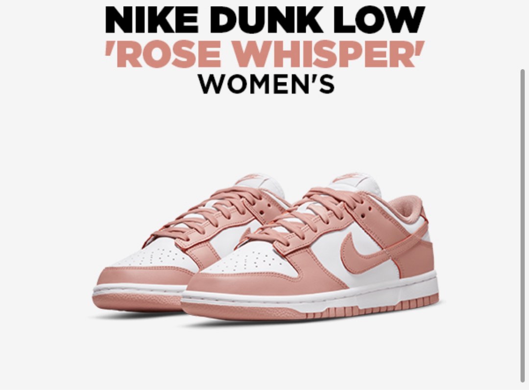 KB - Nike Dunk Low Rose Whisper Match T-Shirt main image 1