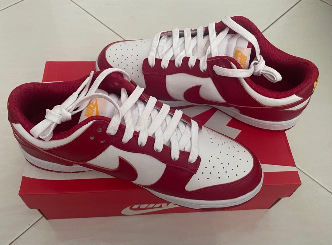 Nike dunk low gym red, Men's Fashion, Footwear, Sneakers on Carousell