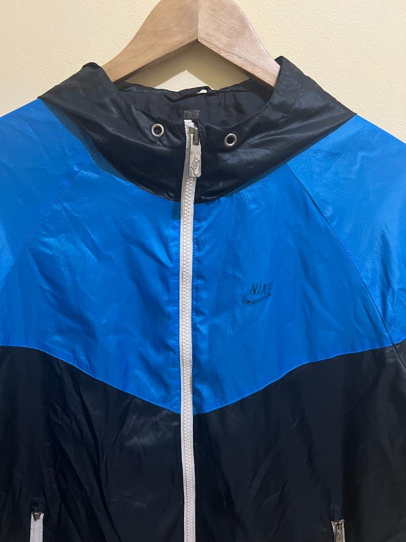 Nike windbreaker black 2025 and blue