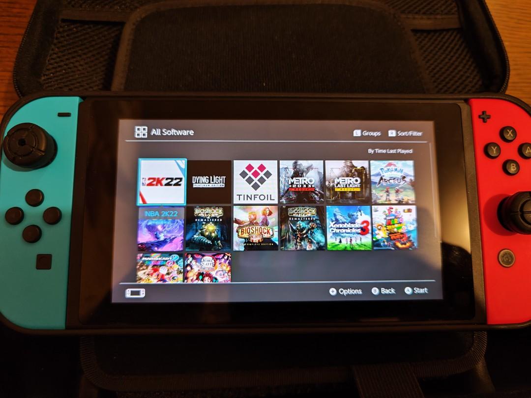 Nintendo Switch Jb With Accessories Video Gaming Video Game Consoles