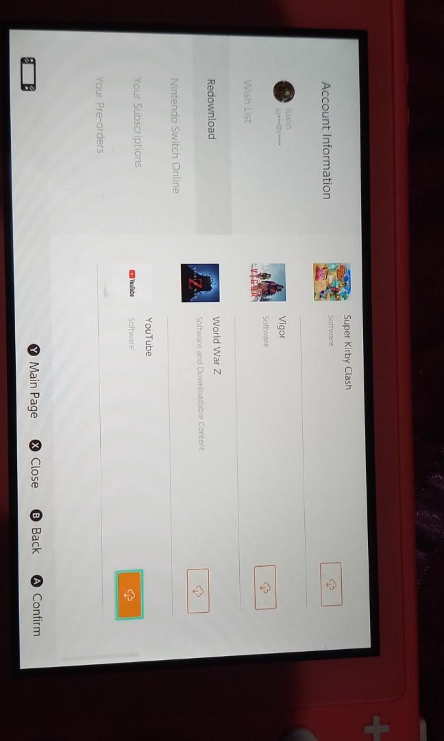Nintendo switch Primary account (change email & pass), Video Gaming
