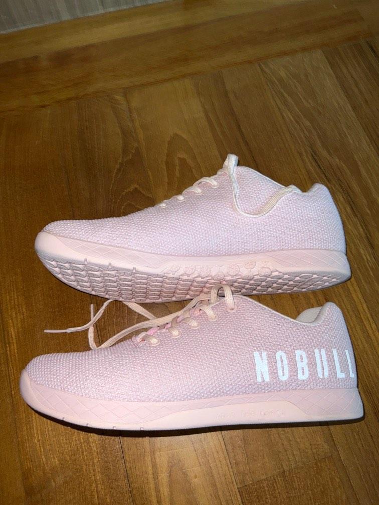 Nobull Super Fabric Trainers pink heather UK 10.5 US 11 EU