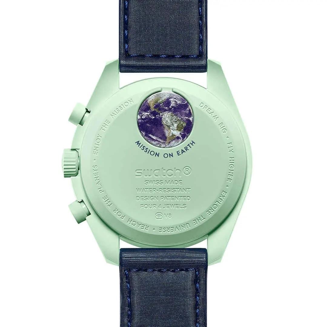 代購OMEGA SWATCH EARTH, 名牌, 手錶- Carousell