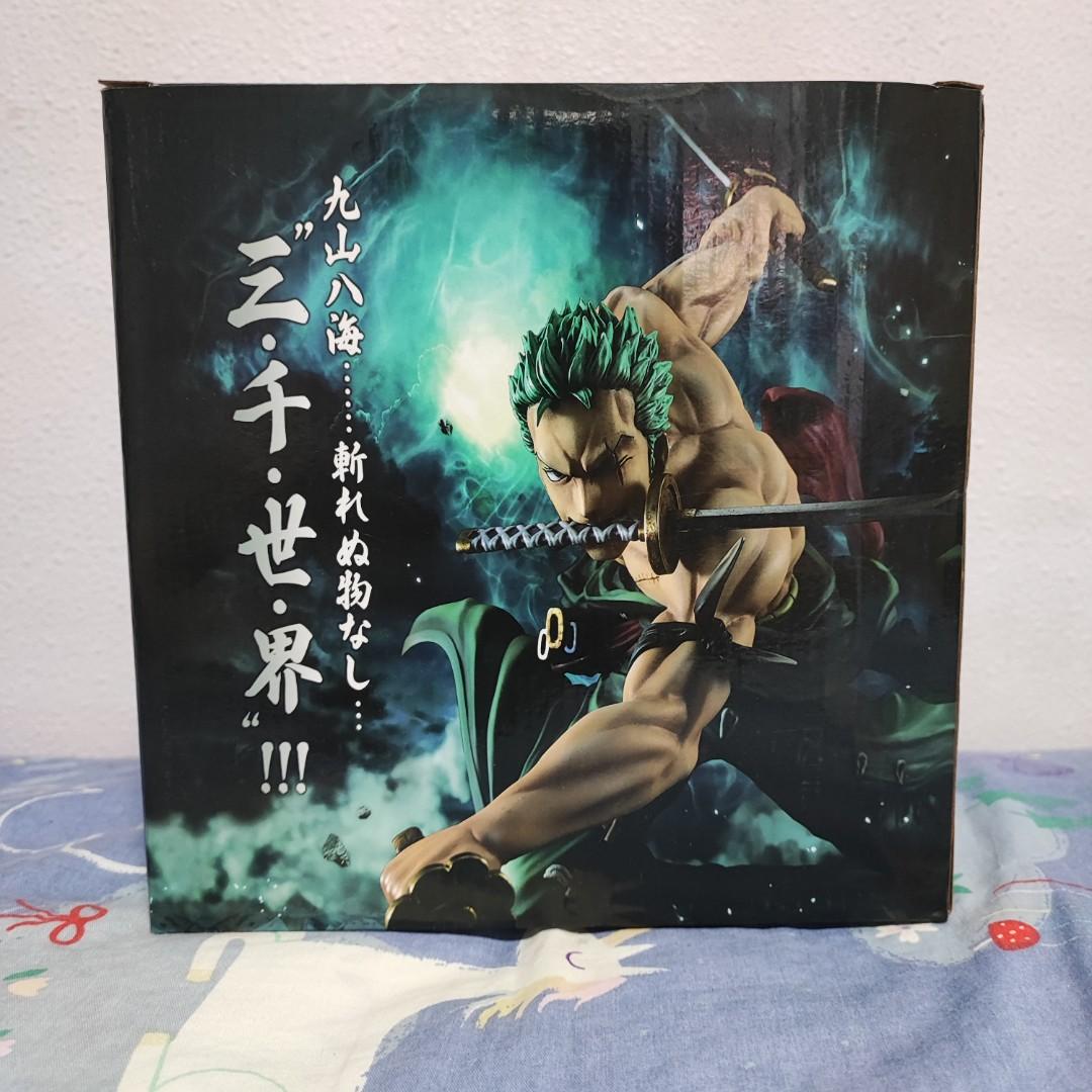 One Piece Roronoa Zoro Figure 三千世界 Pirate Hunter Zoro Anime Figurine Hobbies Toys Toys Games On Carousell