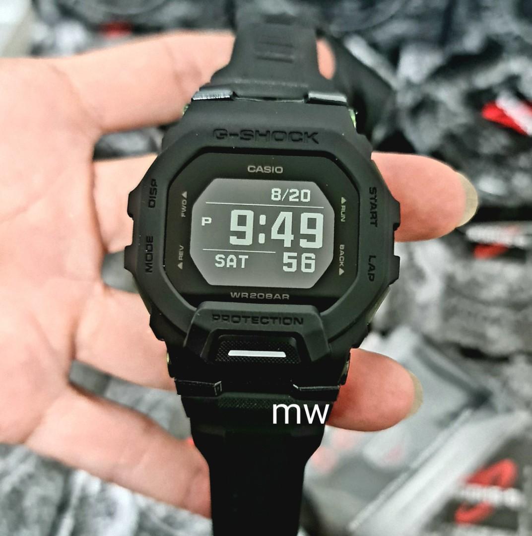 Original Casio Bluetooth sporty G SQUAD sophisticated urban colors men s watch full black gbd200 gbd 200 gbd 200uu 1dr gbd 200uu brand new