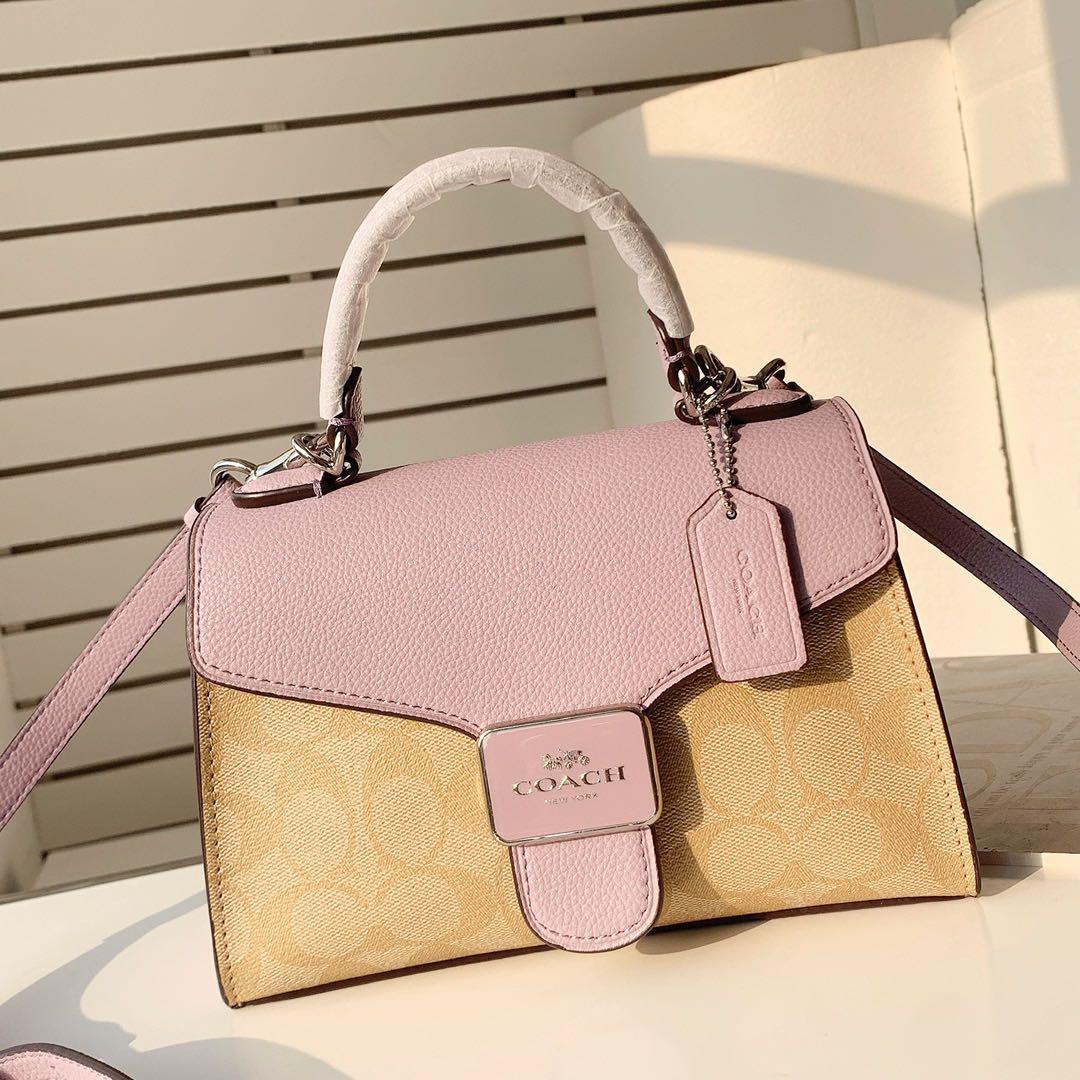 Coach satchel sling bag top