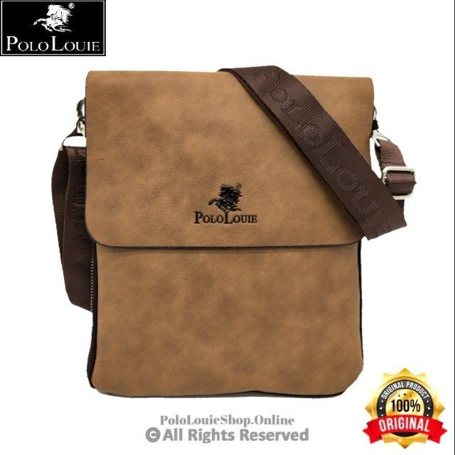 ORIGINAL Polo Louie Men Leather Shoulder Messenger Sling Bag Luxury Bags Wallets on Carousell