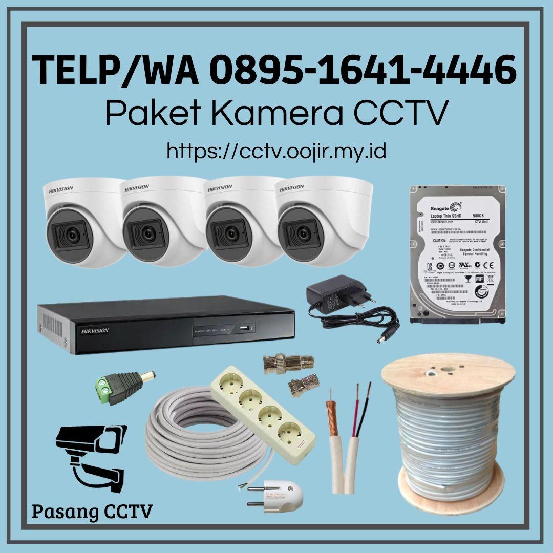 Paket CCTV Hikvision Harga Mulai 2 Juta HP WA 0895 1641 4446