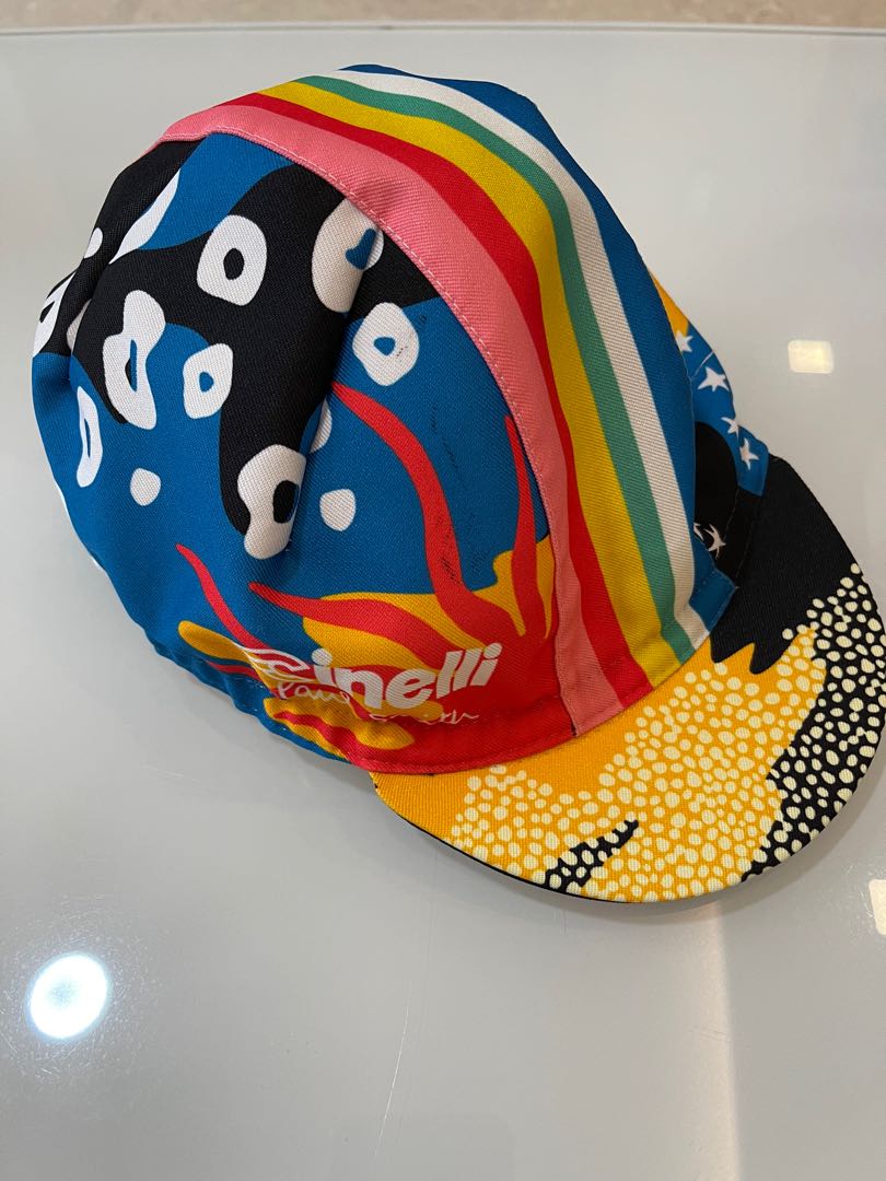 Paul Smith X Cinelli cycling cap brompton Sports Equipment Bicycles Parts Parts Accessories on Carousell