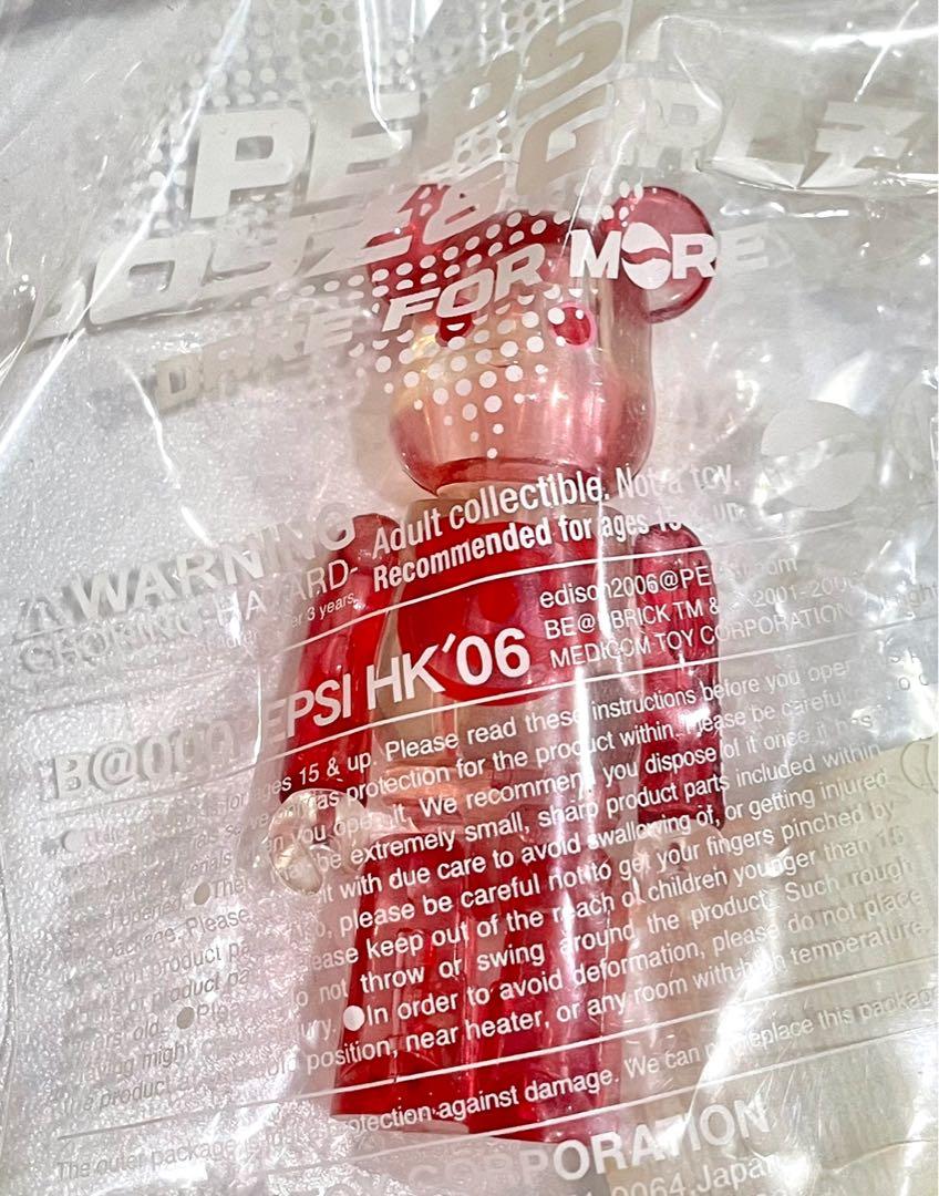 Medicom Toy Pepsi x Edison chen Clot Bearbrick 100% 2006 dare for