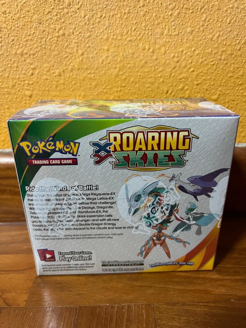 Pokemon Fake Gold Card Pokemon XY Roaring Skies Dice Set  7 Sealed Dice,  Green & White