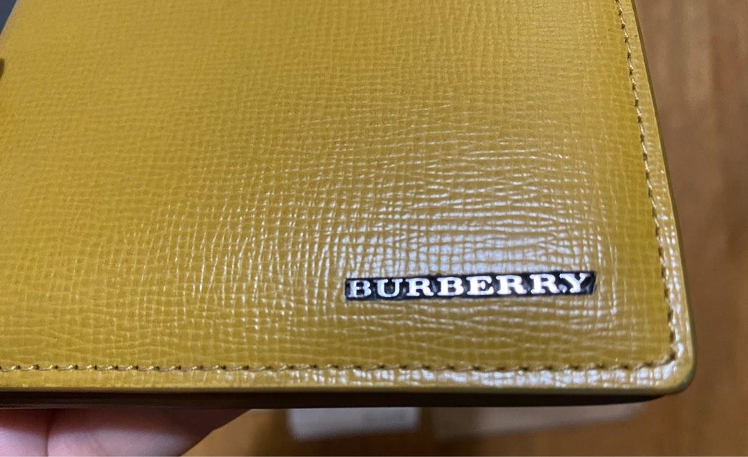 Burberry wallet mens yellow new arrivals