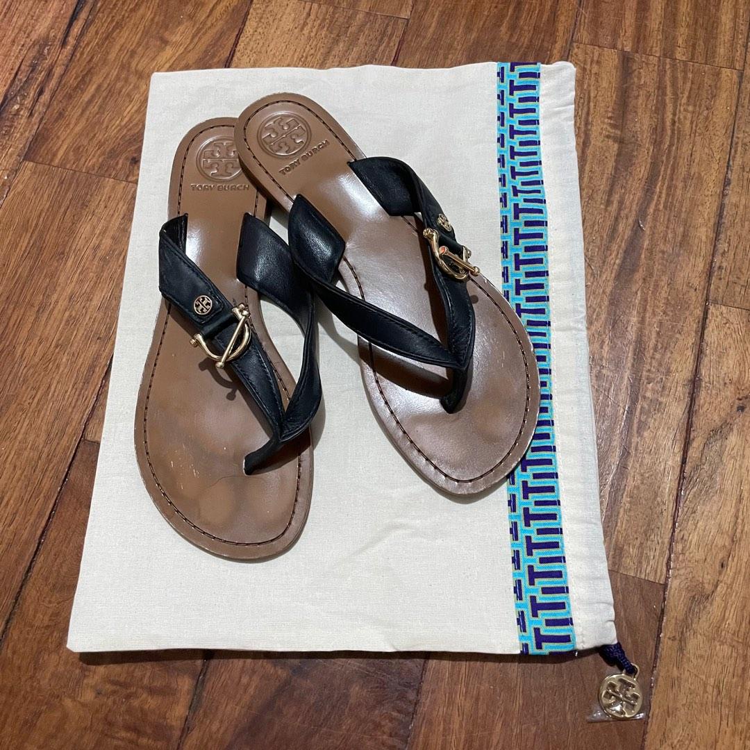 Preowned Tory Burch Sandals, Women's Fashion, Footwear, Flats & Sandals on  Carousell