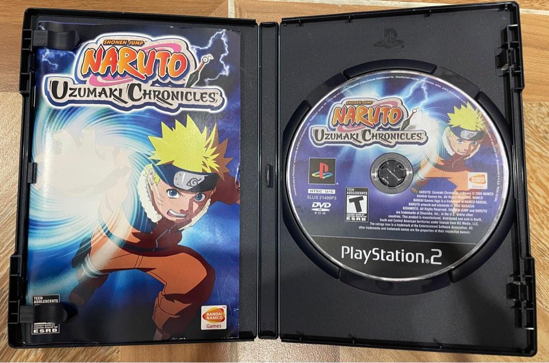 SHONEN JUMP NARUTO UZUMAKI CHRONICLES - PLAYSTATION 2 VIDEO GAME COMPLETE  PS2