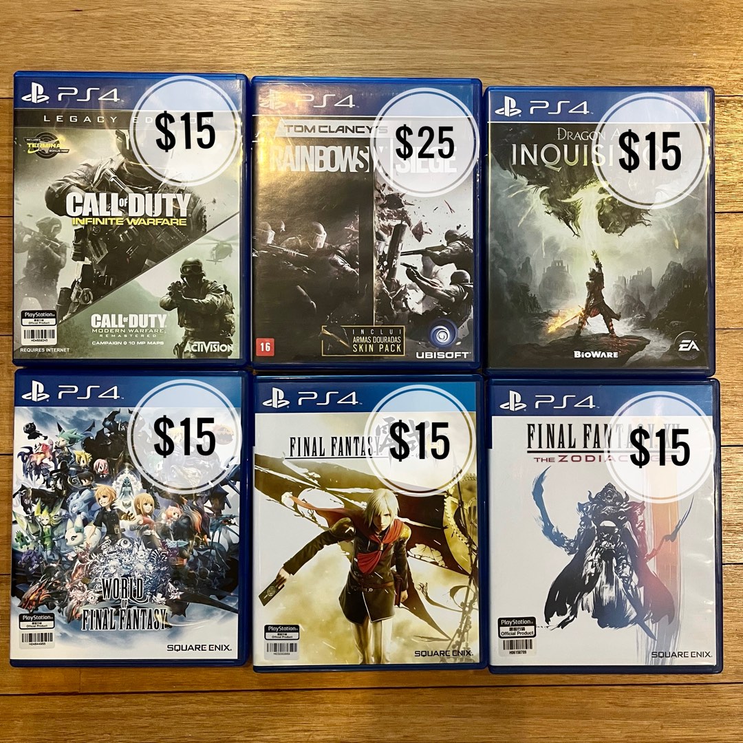 [SALE] PS4 Games, Video Gaming, Video Games, PlayStation on Carousell