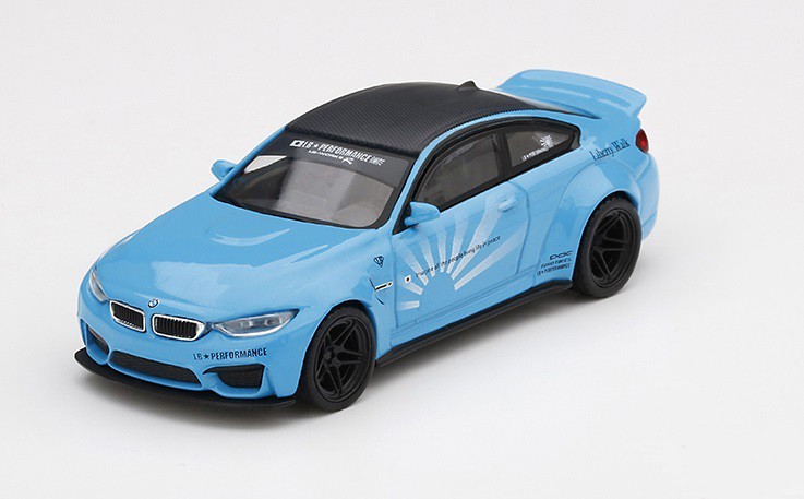 Ready Stock 1/64 BMW M4 LBWK Blue Liberty walk Widebody, Hobbies & Toys ...