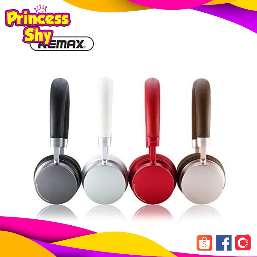 REMAX Bluetooth 4.2 Stereo Adjustable Headphones RB-520HB (Category: Headphones & Headsets) located in San Juan City. Submitted by princessshyph (Listing ID 1180160752, Image 1). Description: "Item is damage on the leather portion but headset is working 100%" Available Color: Black, Gold and Red Vocalism Principle: Dynamic Volume Control: Yes Active Noise-Cancellation: Yes Plug Type: Wireless Sensitivity: 105dB Frequency Response Range: 20-20000H
