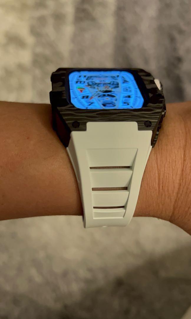 Richard Mille custom concept luxury carbon white design apple