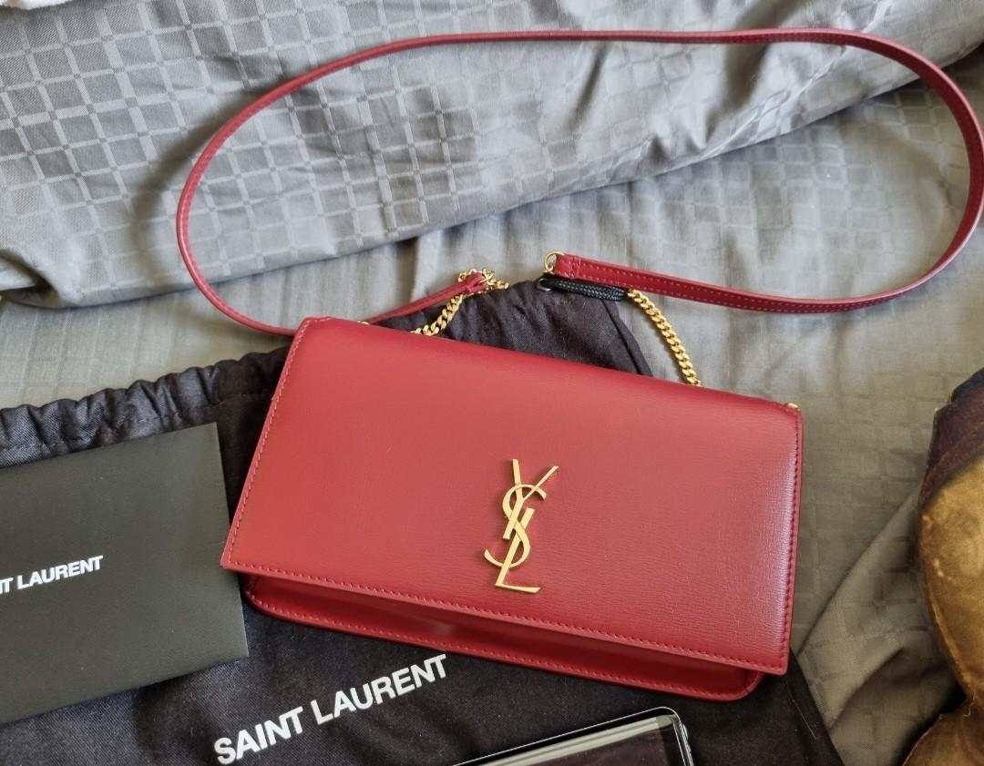 Saint Laurent YSL Monogram Phone Holder Shoulder Bag  Monogram phone  holder, Ysl crossbody bag, Ysl purse