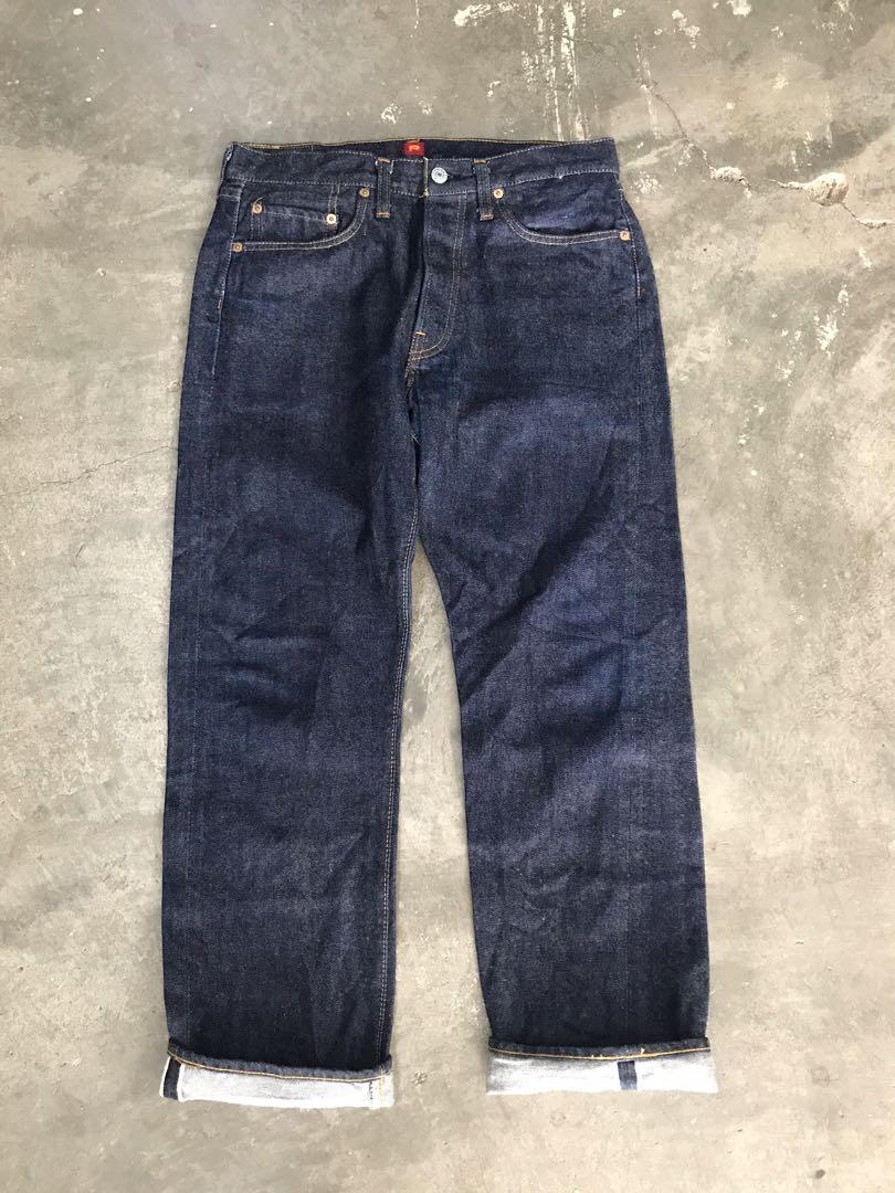 Samurai Jeans S710SC-KI Japanese Cotton Ecru 18oz Slim Straight Jeans
