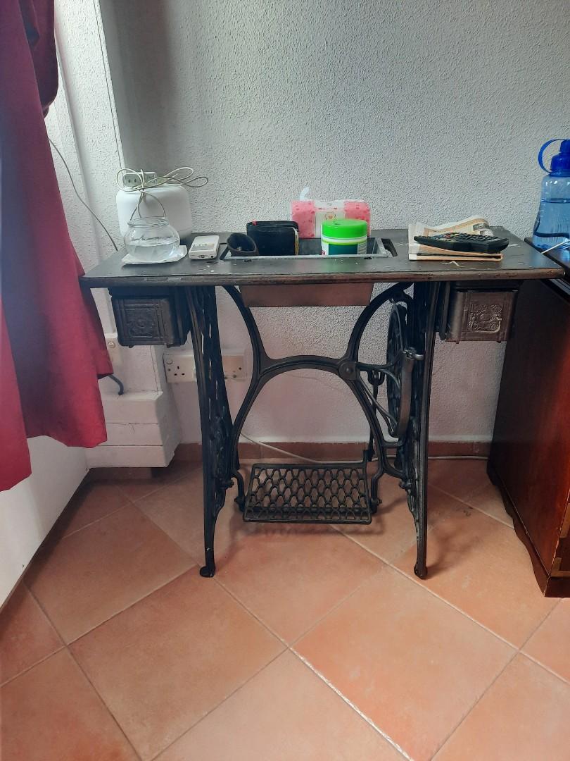 Sewing machine table, Furniture & Home Living, Furniture, Tables & Sets ...