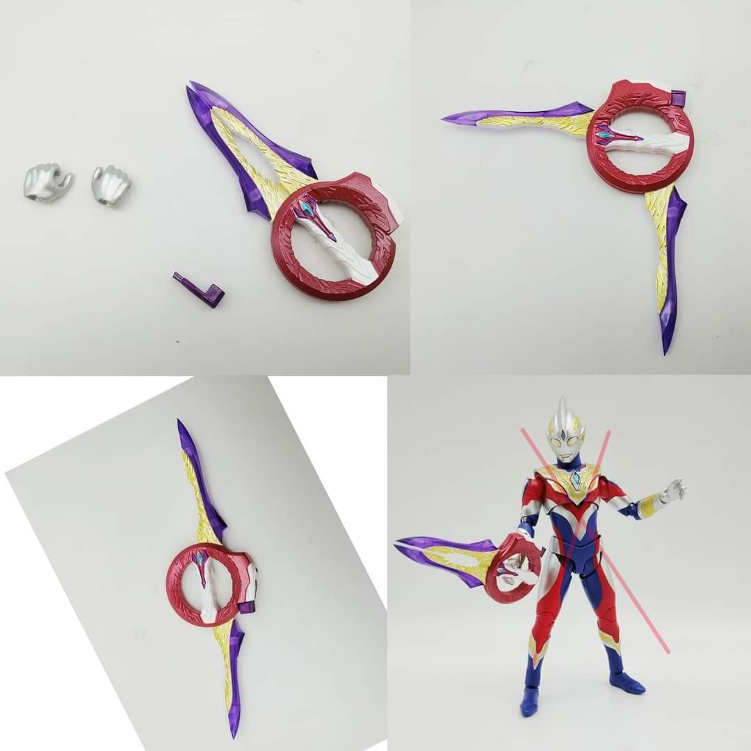 Shf circle arms shf ultraman trigger (custom 3rd party), Hobbies & Toys