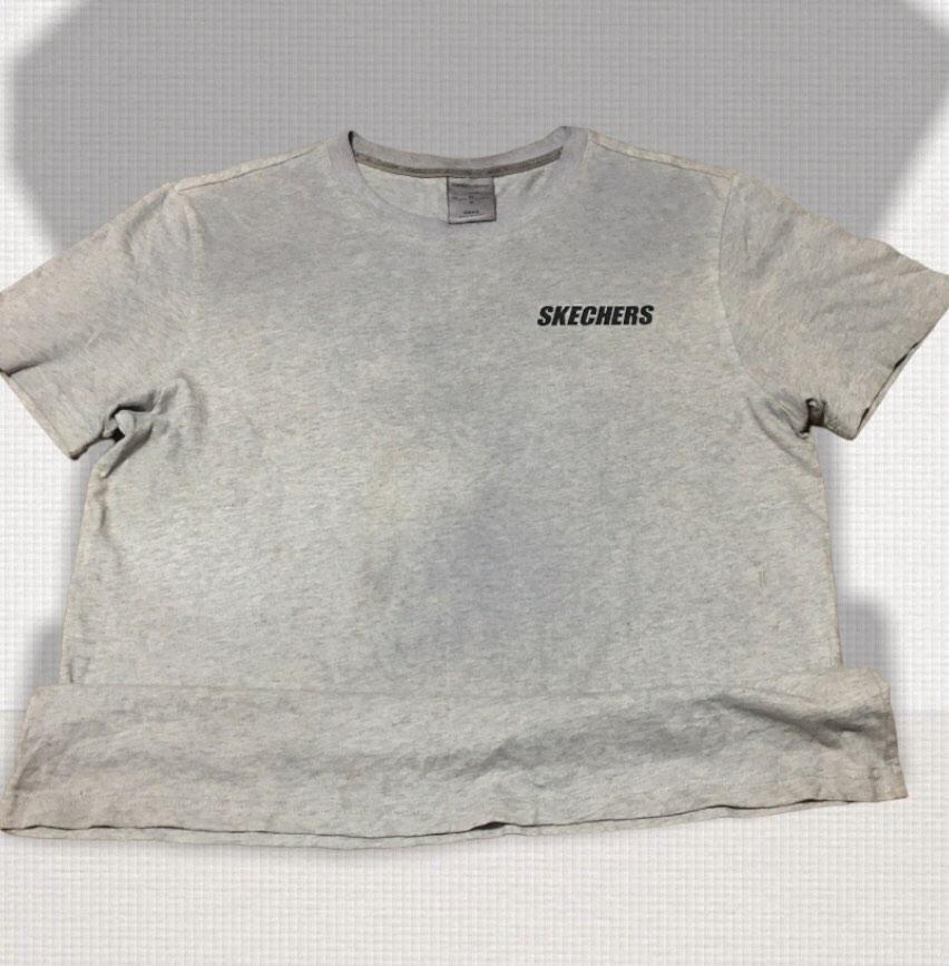 Skechers t shirt silver deals